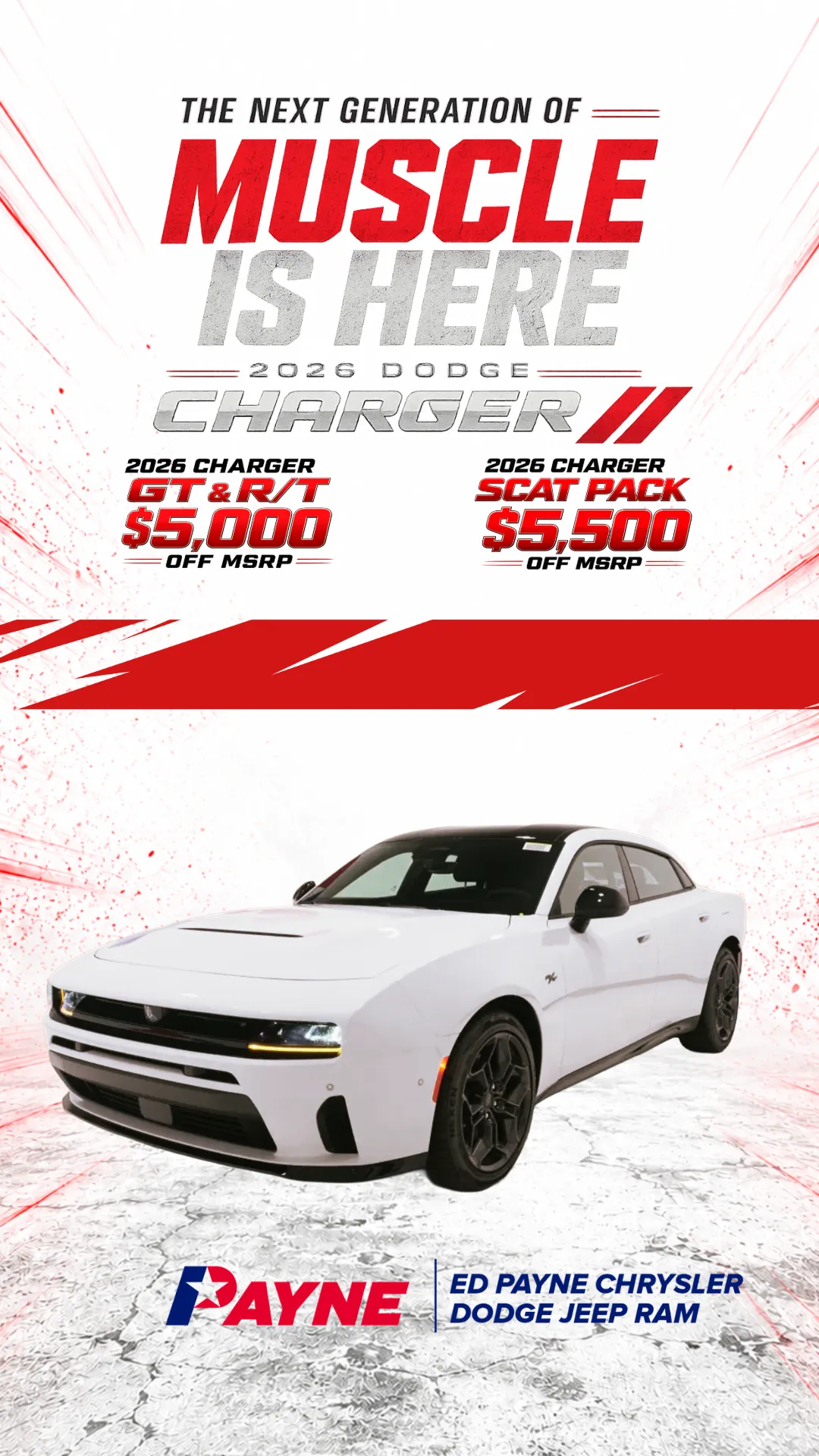 Limited-Time Offers on the 2026 Dodge Charger!